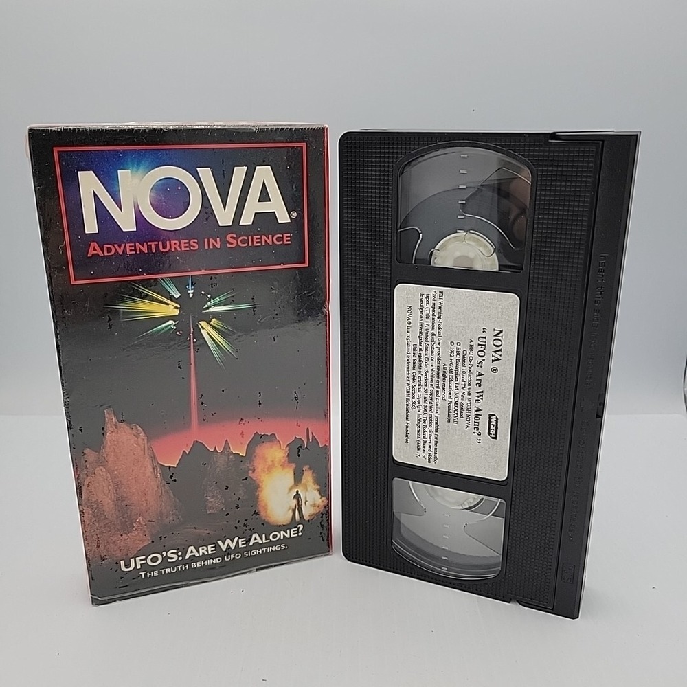 Nova UFOs Are We Alone VHS 1998 Adventures In Science Documentary WGBH NTSC